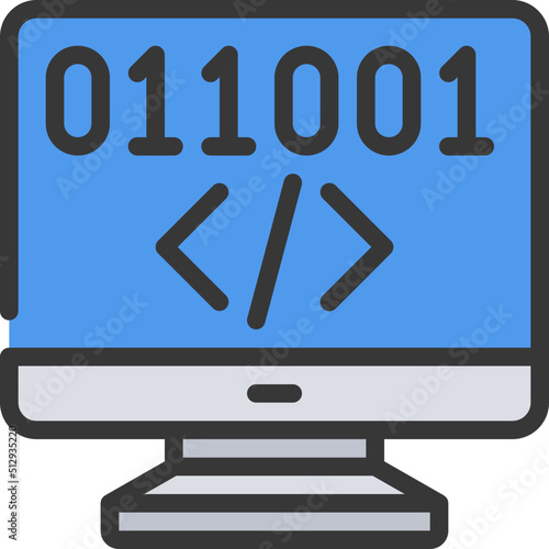 Computer Coding Icon