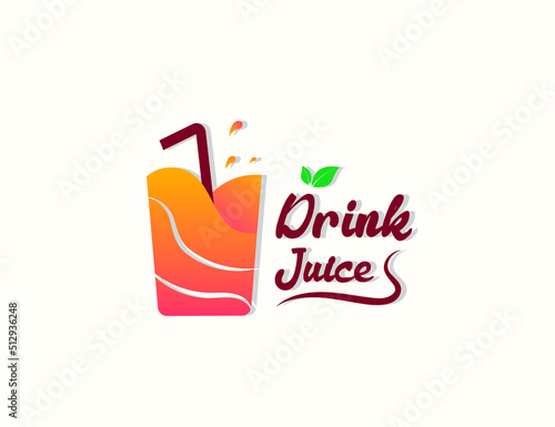 Fresh juice logo design