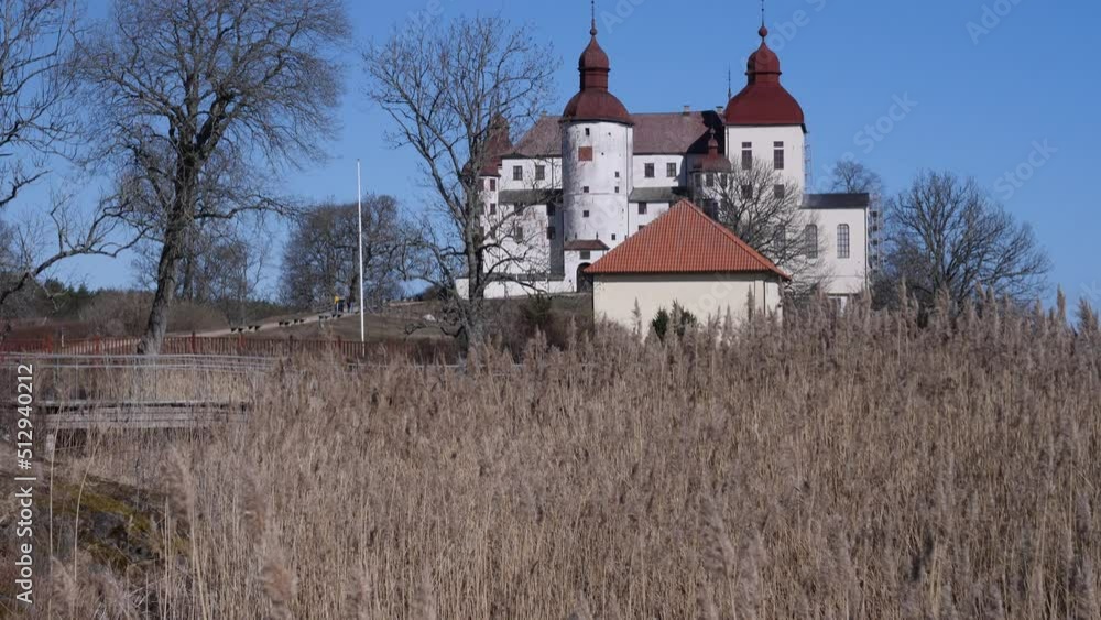Lacko Castle in Sweden medieval national monument from baroque period, exterior Lacko Castle in Sweden medieval national monument from baroque period, exterior