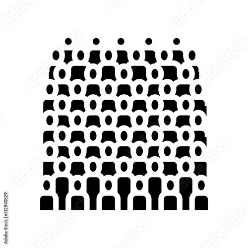 terracotta army glyph icon vector. terracotta army sign. isolated symbol illustration