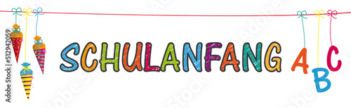 Schulanfang Banner