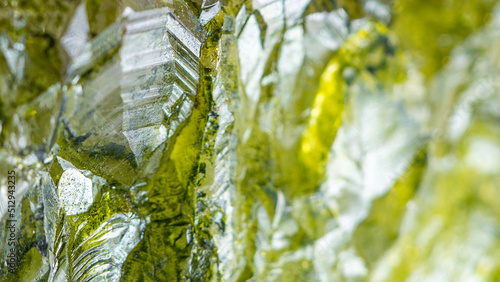 Malachite unique abstract macro image 