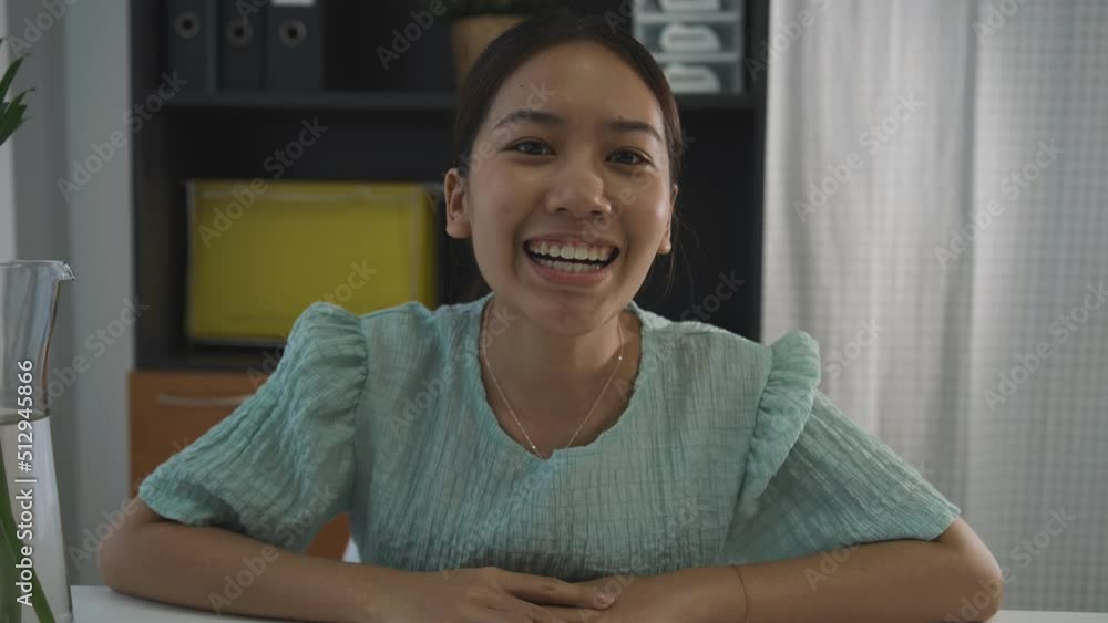 Asian woman working at home, working from home freelancer concept. teleconference online. Asian woman working at home, working from home freelancer concept. teleconference online.