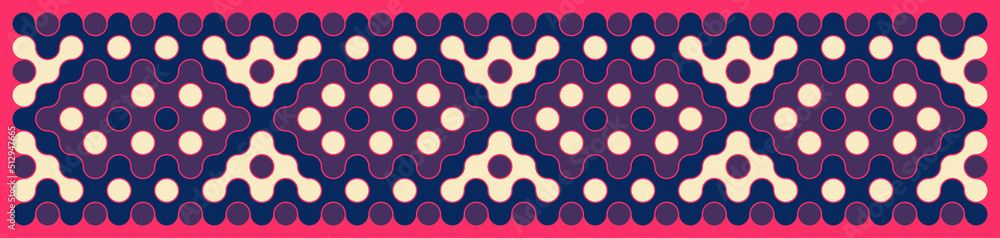 Multicolor truchet tiling connections illustration Multicolor truchet tiling connections illustration