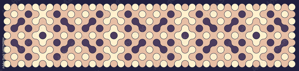 Multicolor truchet tiling connections illustration Multicolor truchet tiling connections illustration