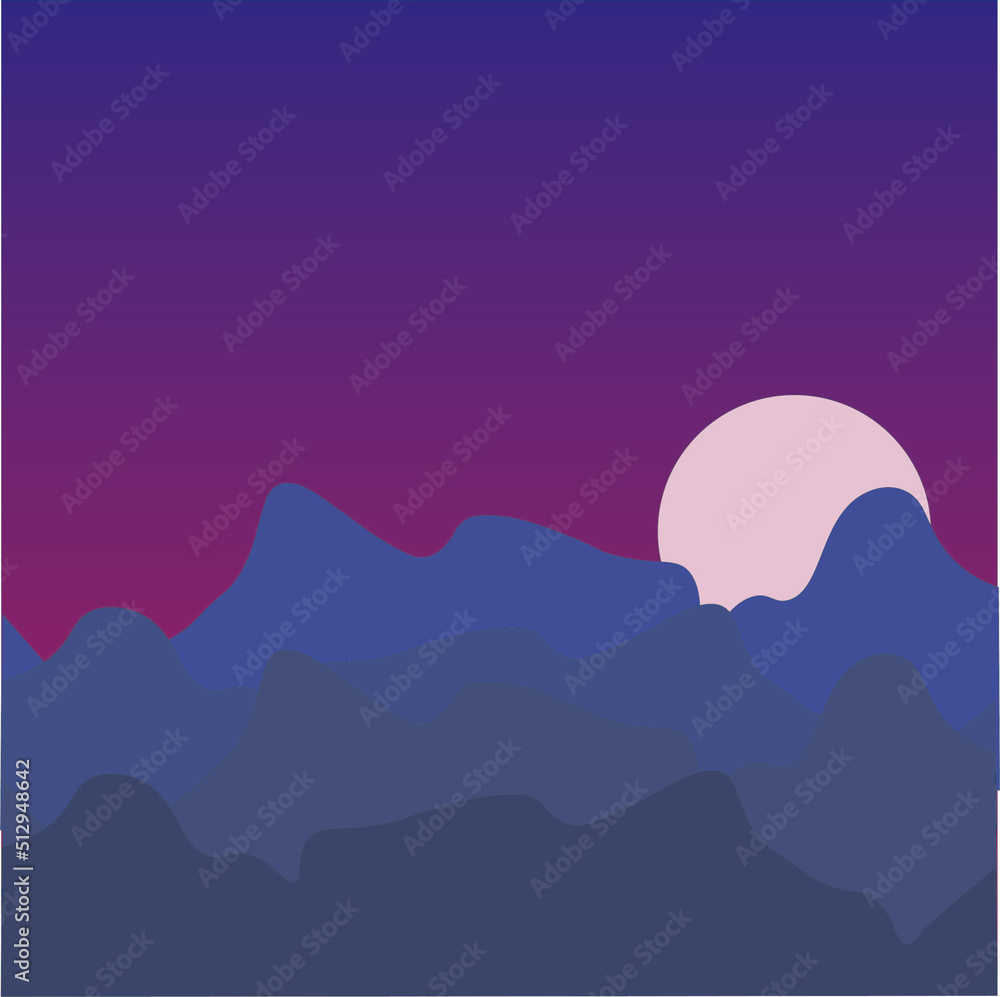 sunset behind the mountains purple tone sunset behind the mountains purple tone