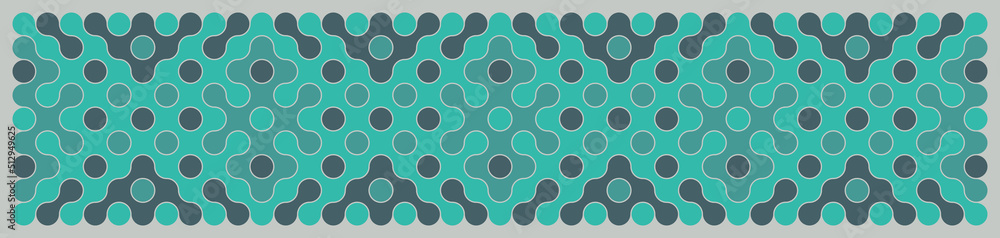 Multicolor truchet tiling connections illustration Multicolor truchet tiling connections illustration