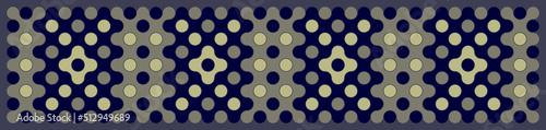 Multicolor truchet tiling connections illustration