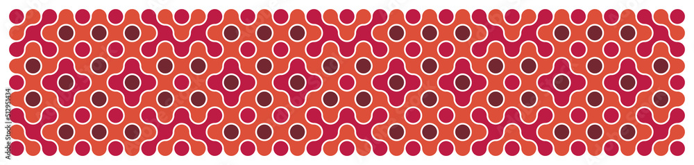 Multicolor truchet tiling connections illustration Multicolor truchet tiling connections illustration