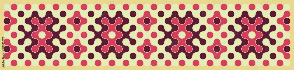 Multicolor truchet tiling connections illustration Multicolor truchet tiling connections illustration