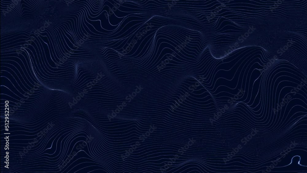Abstract blue color Particle Line Animated Abstract blue color Particle Line Animated