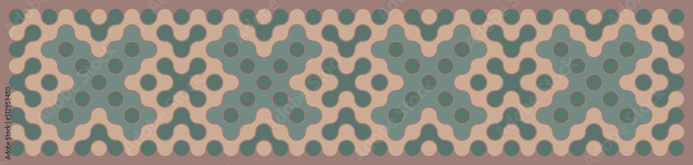 Multicolor truchet tiling connections illustration Multicolor truchet tiling connections illustration