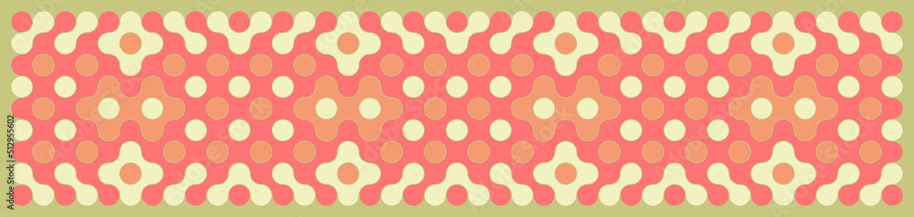 Multicolor truchet tiling connections illustration Multicolor truchet tiling connections illustration