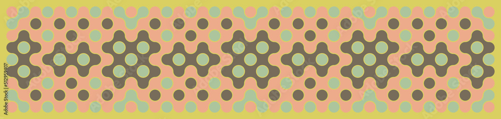 Multicolor truchet tiling connections illustration Multicolor truchet tiling connections illustration