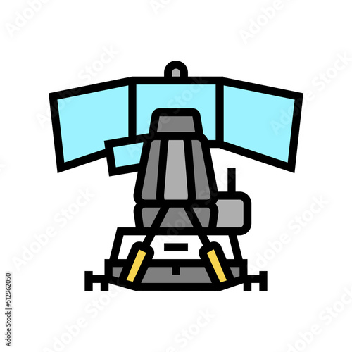 racing simulator cockpit color icon vector. racing simulator cockpit sign. isolated symbol illustration