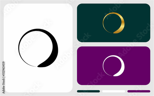 Zen brush circle vector