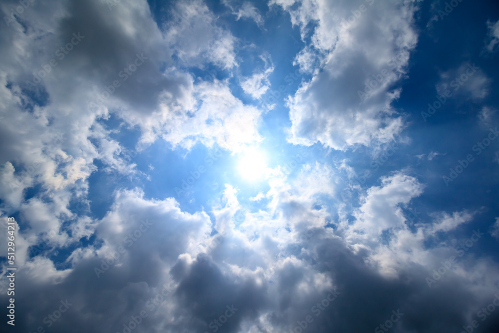 青空と雲 けだるいイメージ 青空と雲 けだるいイメージ
