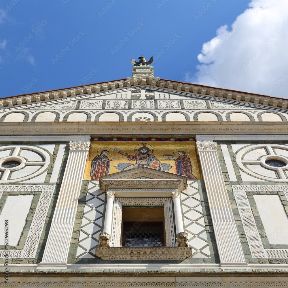 Florence, Italy - Basilica San Miniato Al Monte. Landmarks of Italy.