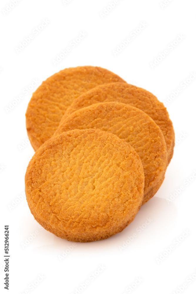 biscuit palet breton isolé sur un fond blanc biscuit palet breton isolé sur un fond blanc