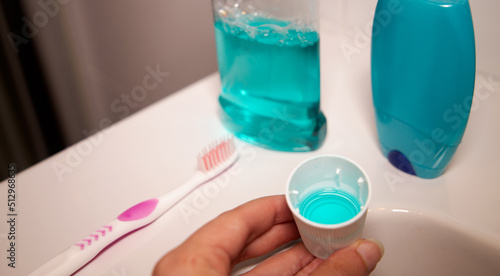 fluoride to rinse your mouth after brushing your teeth