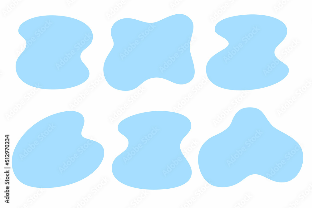 Empty abstract background shapes. Flat liquid form. Empty abstract background shapes. Flat liquid form.