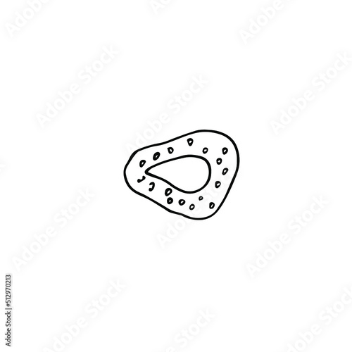 Cheesecake drawn in an illustrator