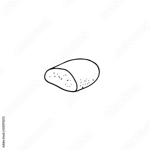Black and white bread.