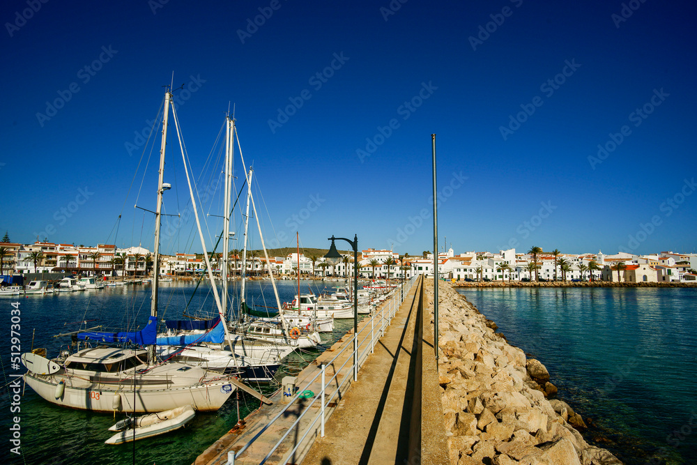 Puerto de Fornells. Bahia de Fornells.Menorca.Illes Balears.España.