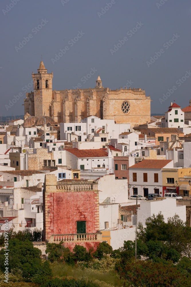Catedral de Ciutadella.Menorca.Reserva de la Bioesfera.Illes Balears.España.