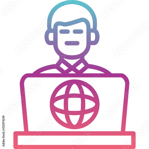 Internet Addiction Icon