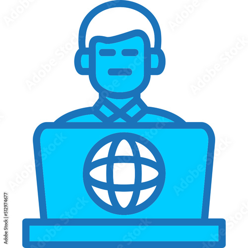Internet Addiction Icon