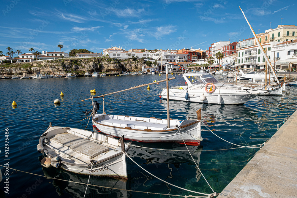 Obraz premium Cales Fonts, puerto de Mahón, Menorca, balearic islands, Spain