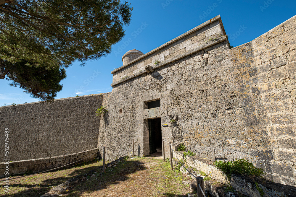 Torre de los susurros, Lazareto de Mahón, Península de San Felipet, puerto de Mahón, Menorca, balearic islands, Spain