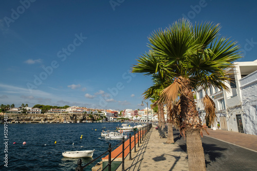 Cales Fonts   Es Castell  puerto de Mah  n  Menorca  balearic islands  Spain