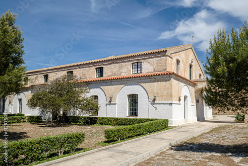 casa de oreo, Lazareto de Mahón, Península de San Felipet, puerto de Mahón, Menorca, balearic islands, Spain