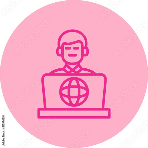 Internet Addiction Icon
