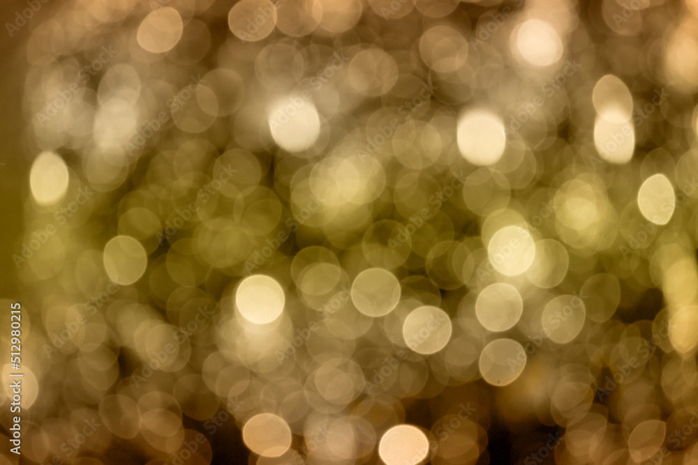 Obraz premium blurry abstract background golden holiday lights