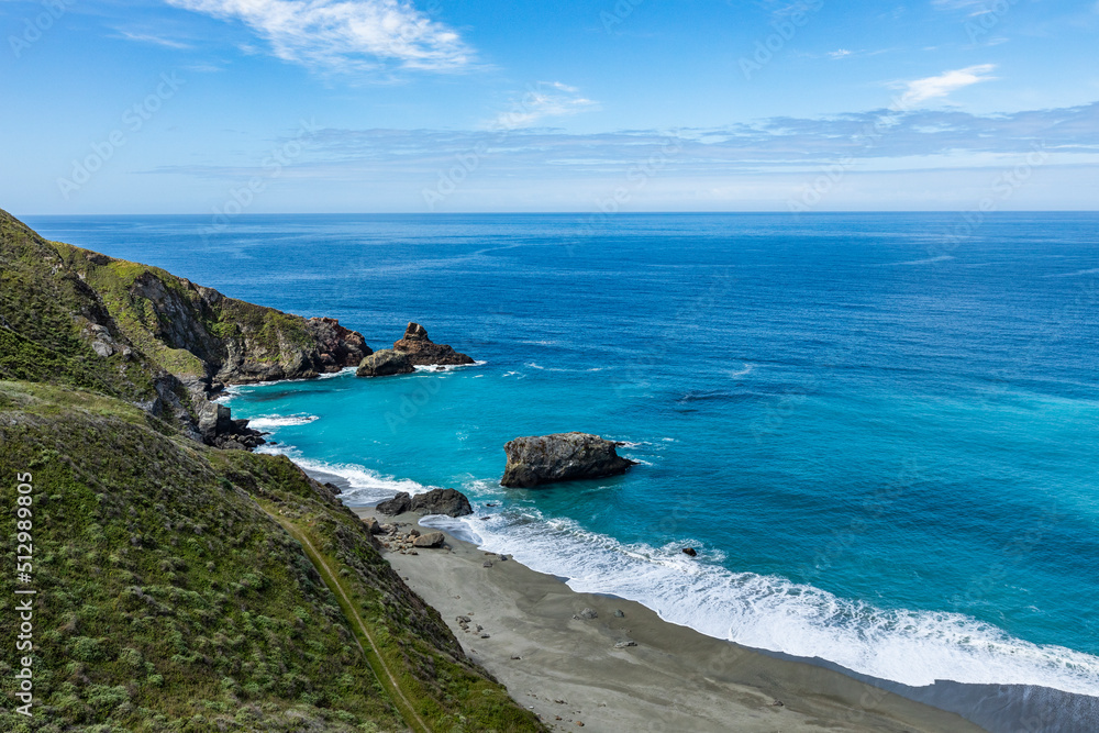 USA, California, Big Sur, Ocean waves on Big Sur coast USA, California, Big Sur, Ocean waves on Big Sur coast