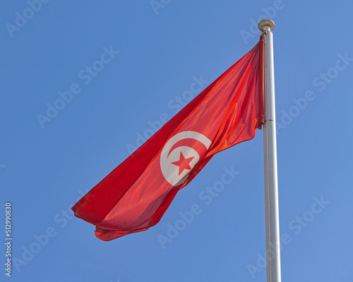 Tunisia National Flag photo