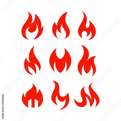 M Fire Icon Set