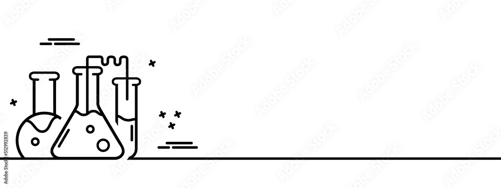 Obraz premium Chemistry Laboratory Analysis Process Strategy Concept - Vector Illustration Isolated On White Background
