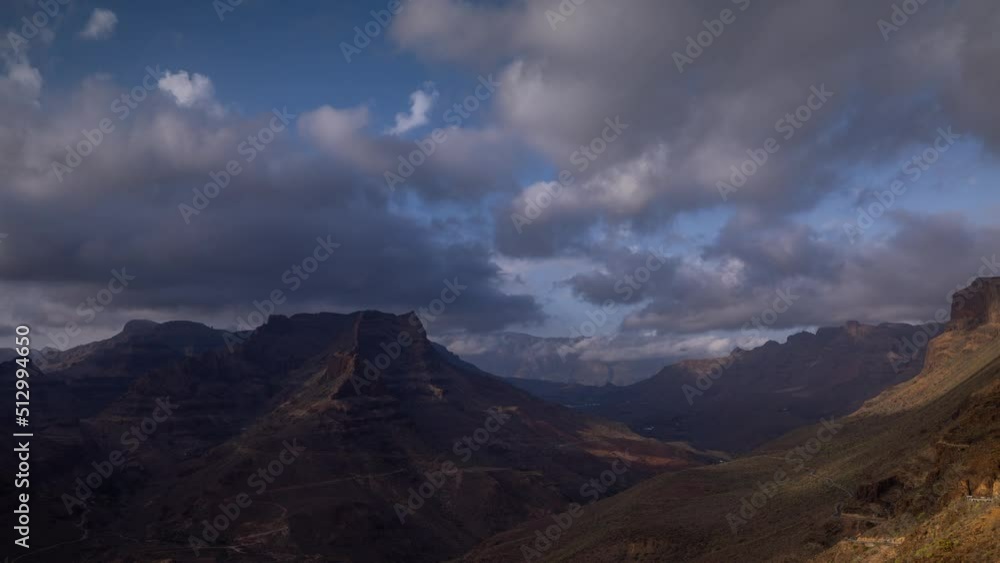 gran canaria mountains timelapse gran canaria mountains timelapse
