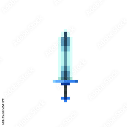 glass sword in pixel art style