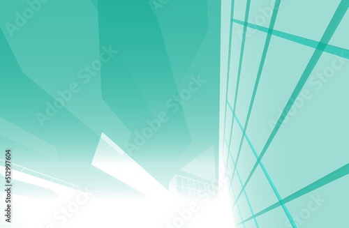 Abstract architecture 3d background 