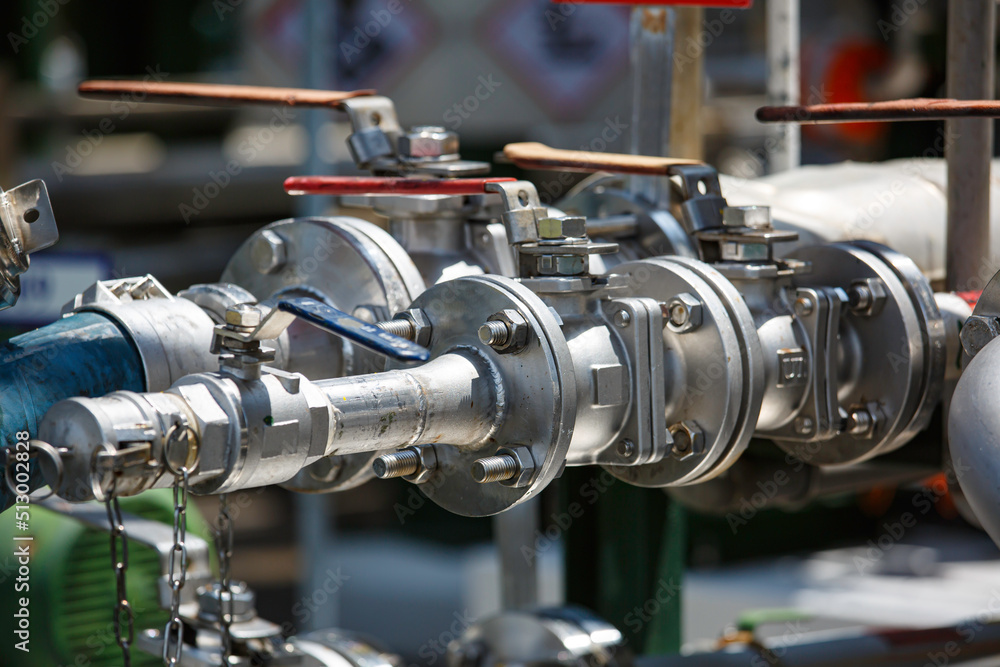The system of pipelines chemical from stainless steel The system of pipelines chemical from stainless steel