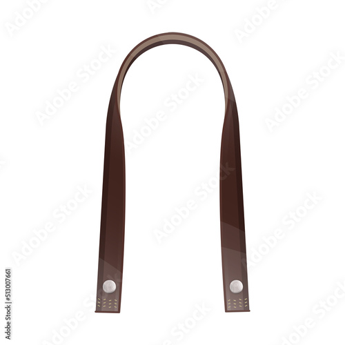 Illustration strap decorating and tailoring clothes, shoes, bags.