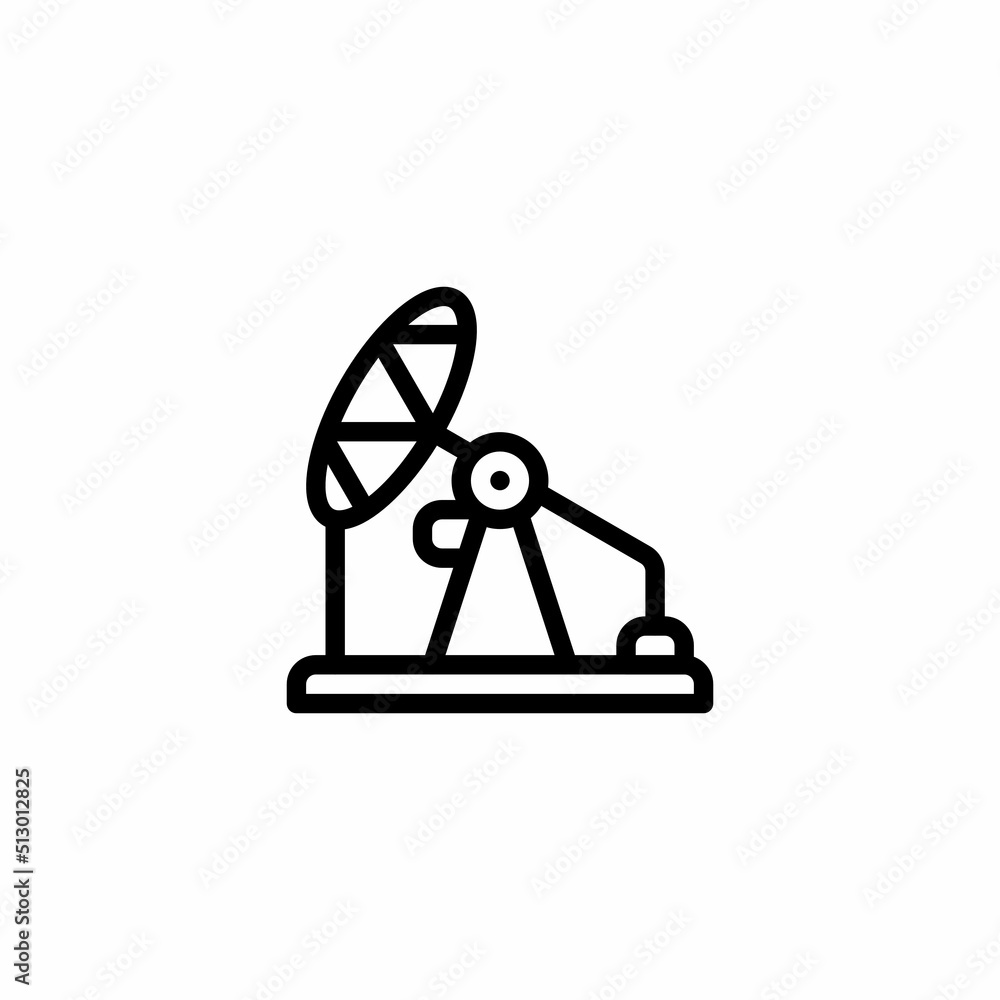 Oil and gas Derrick Industry Oil outline style icon and illustration Oil and gas Derrick Industry Oil outline style icon and illustration