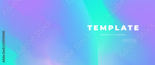 Abstract gradient fluid vector background. Colorful wallpaper template with dynamic color and waves, blurred, blend. Futuristic modern backdrop design for business, presentation, ads, banner.