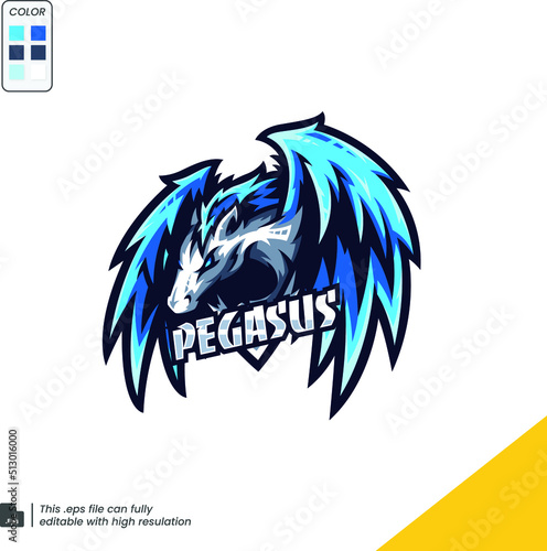 Dragon esport mascot logo design