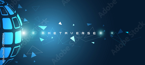 sfondo, link, collegamenti, metaverso, realtà virtuale
